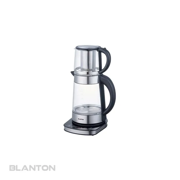 چای ساز روهمی بلانتون مدل BCF-TM1202 - استیل و شیشه