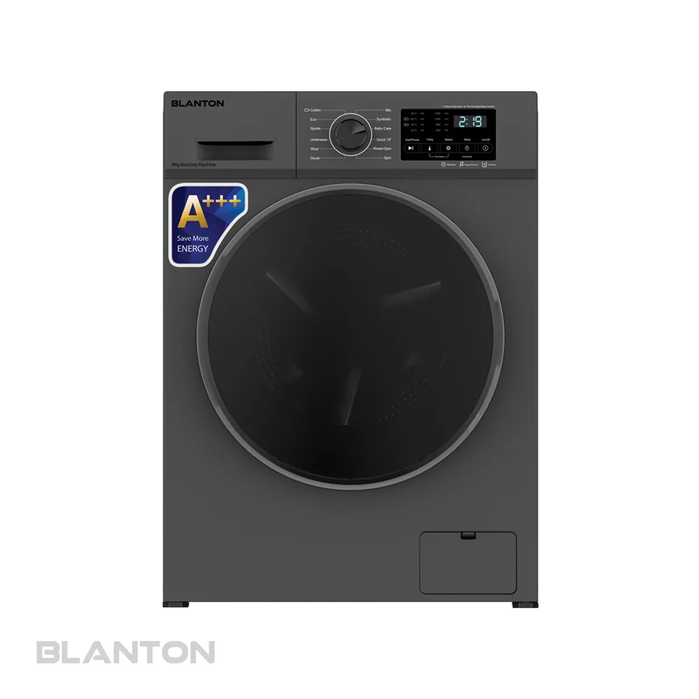 ماشین لباسشویی بلانتون مدل WM8405 رنگ طوسی