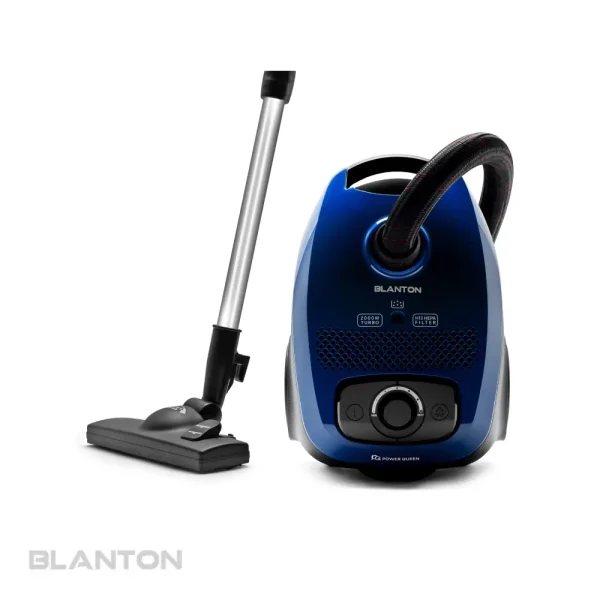 جارو برقی 1205BL دارای لوله کنفی - آبی